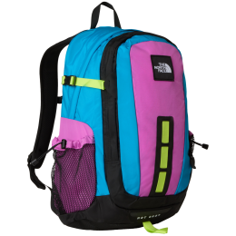 Rucksack The North Face Hot Shot Se blau/rosa Meridian Blue/Violet Cr