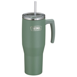 Thermotasse Thermos Refreshing 1100 ml grün green matt
