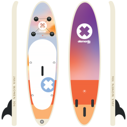 Paddleboards Elements Gear JAVA 106 women allround lila/orange multicolor