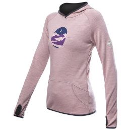 Damen-Funktionsshirt mit langen Ärmeln Sensor Merino Upper Triglav hellrosa dusty pink