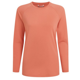 Damen-T-Shirt Craghoppers NosiLife Nour LS T-Shirt orange SpcedApricot