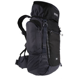 Wanderrucksack Regatta Highton 35L schwarz Black/Ebony