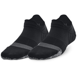 Damensocken Under Armour Breathe 2 No Show Tab 2pk schwarz Black / Black / Reflective