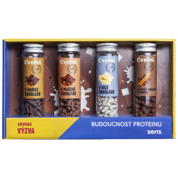 Essbare Grillen Sens Grillen in Schokolade - Geschenkset mit 4 Geschmacksrichtungen