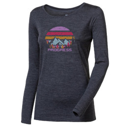 Damen-Funktionsshirt Progress Hela "Landscape" grau šedý melír