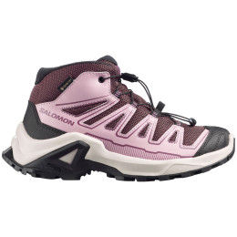 Kinderschuhe Salomon X Ultra Mid Gtx J Huckleberry-Dawn Pink-Concord Grape rosa Huckleberry / Dawn Pink / Concord Grape