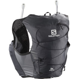 Laufweste Salomon Active Skin 8 W Set schwarz Ebony