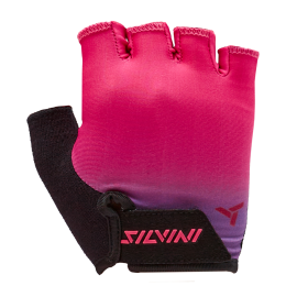 Kinder-Fahrradhandschuhe Silvini Anapi schwarz/rosa black-fuchsia