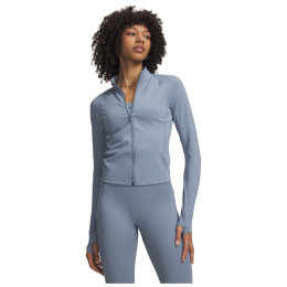 Damen Funktions-Sweatshirt Under Armour Vanish Elite Full Zip hellblau Blue Wind / / Metallic Silver