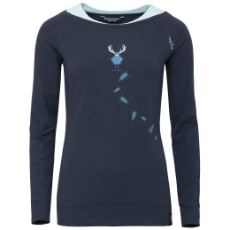 Damen-T-Shirt Chillaz Serles Hirschkrah dunkelblau Darkblue