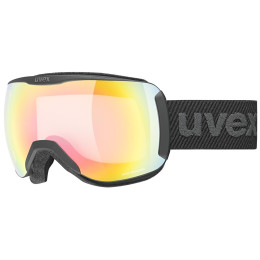 Skibrille Uvex Downhill 2100 V schwarz black m.dl/rainb
