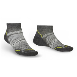 Herrensocken Bridgedale Hike UL T2 CP Low grau/gelb graphite/841