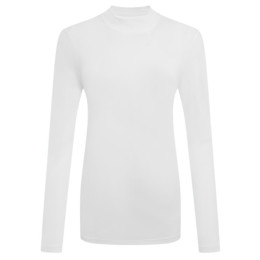 Damen-T-Shirt Craghoppers NosiLife Golf Long Sleeved Mock Neck Top weiß White