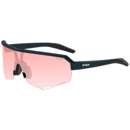 Sportbrille R2 Fluke v3 blau/schwarz matný -švestkově modrý