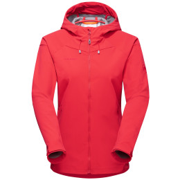 Damenjacke Mammut Sapuen SO Hooded Jacket Women rosa Sunset