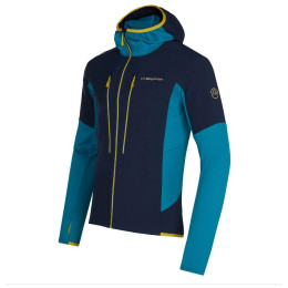 Herren-Sweatshirt La Sportiva Session Tech Hoody M (2023) blau/hellblau Night Blue/Crystal