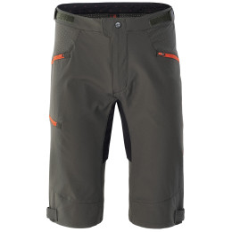 Herren-Radhose Radvik Xray Shorts GTS grau Forest Night/Tangarine Tango
