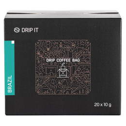 Kaffee Drip it Brazil Minas Gerais 20x10g grün