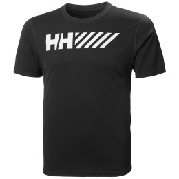 Herren T-Shirt Helly Hansen Lifa Tech Graphic Tshirt schwarz Black