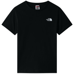 Kinder-T-Shirt The North Face Teens S/S Simple Dome Tee schwarz Tnf Black/Tnf White