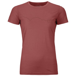 Damen-T-Shirt Ortovox 120 Tec Mountain T-Shirt W rot Blush