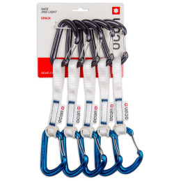 Express-Set Ocún Hawk Qd Wire Bio-Dyn-Ring 15 mm 15 cm 5-Pack blau/grau Blue