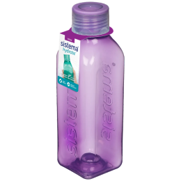 Flasche Sistema Square 725ml lila/grau