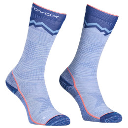 Damensocken Ortovox Tour Long Socks W hellblau ice waterfall