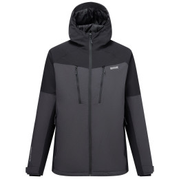 Herren-Winterjacke Regatta Highton Stretch Padded Jacket schwarz/grau Ash/Black