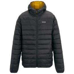 Herren-Steppjacke Regatta Hooded Marizion grau/gelb Ash(Sunset)