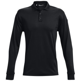 Herren-T-Shirt Under Armour Tac Performance Polo LS 2.0 schwarz Black / / Black