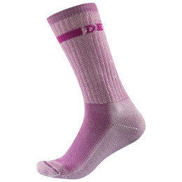 Damensocken Devold Outdoor Medium Sock rosa Pink melange