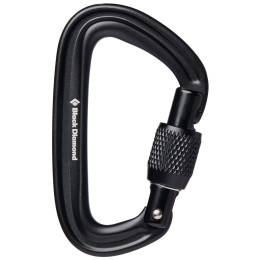Karabiner Black Diamond Liteforge Screwgate schwarz Black