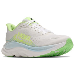 Damen Laufschuhe Hoka Clifton 11 Wide weiß/grün Frost / Neon Yuzu