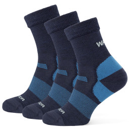Herrensocken Warg Merino Hike M 3-pack (2023) blau Navy