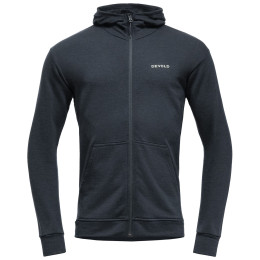 Herren Funktions-Sweatshirt Devold Everyday Zip Hoodie Man schwarz INK
