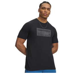 Herren-T-Shirt Under Armour UA M Box WM Label SS schwarz Black