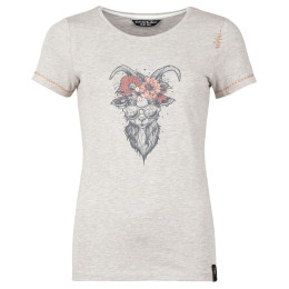 Damen-T-Shirt Chillaz Saile Alps Love grau grey melange