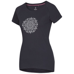 Damen-T-Shirt Ocún Raglan T grau Dark Grey India Ink Mandala