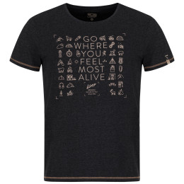 Herren-T-Shirt Loap Alexus schwarz black