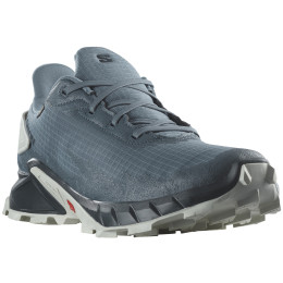 Herren Laufschuhe Salomon Alphacross 4 Gore-Tex blau/grau China Blue / Carbon / Lunar Rock