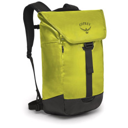 Rucksack Osprey Transporter Flap gelb/schwarz lemongrass yellow/black