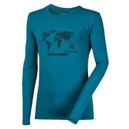 Herren-Funktionsshirt Progress OS VANDAL "SVĚT" 24DT blau Petrol