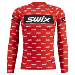 Herren-Funktionsshirt Swix RaceX rot/weiß Swix Red Logo