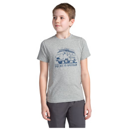 Kinder-T-Shirt Kilpi Salo hellgrau light grey