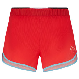 Damenshorts La Sportiva Timing Short W rot Hibiscus/Malibu Blue
