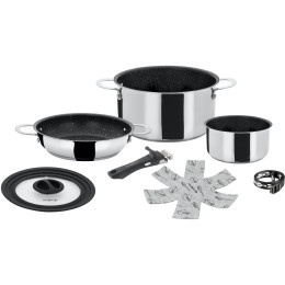 Geschirrset Brunner Academy Vacum 5+1 silber