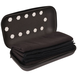 Handtuch Dare 2b Hex Towel schwarz Black