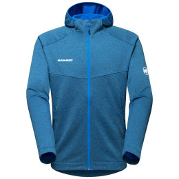 Herren-Sweatshirt Mammut Nair ML Hooded Jacket Men blau ice melange
