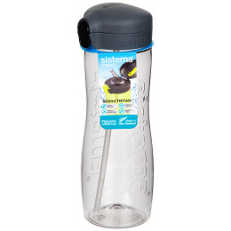 Flasche Sistema Tritan Quick Flip 800ml schwarz